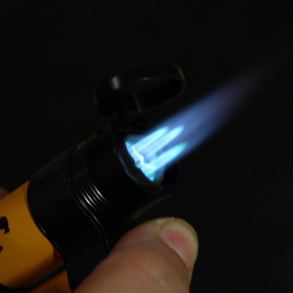 Briquet tempête gaz GALINER avec poinçon intégré 3 torches noir ou jaune
